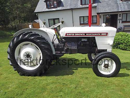 David Brown 880 tekniske specifikationer 