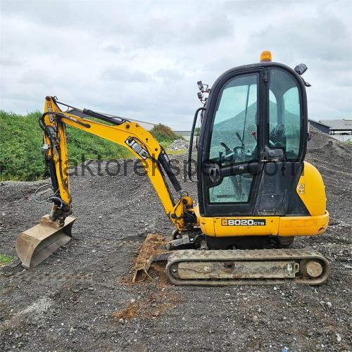 JCB 8020 tekniske specifikationer 