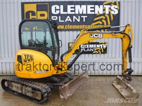 JCB 8030 tekniske specifikationer 