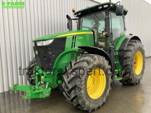 John Deere 7250R anmeldelser og tekniske specifikationer