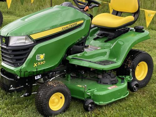 John Deere X330 anmeldelser og tekniske specifikationer