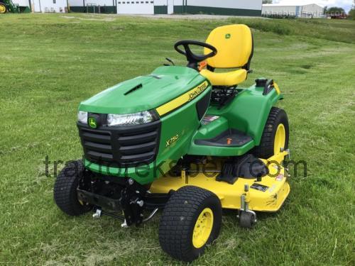 John Deere X750 tekniske specifikationer 