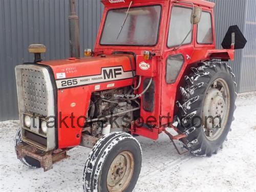 Massey Ferguson 265 tekniske specifikationer 