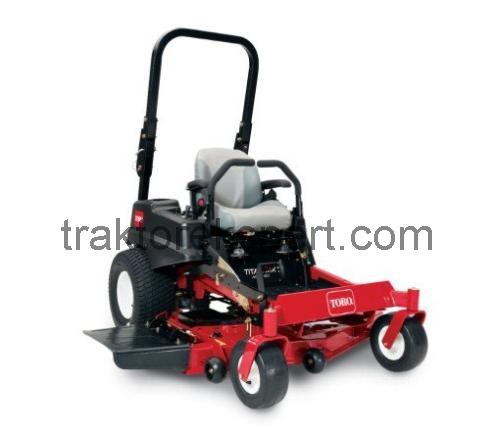 Toro Titan ZX5400 tekniske specifikationer 