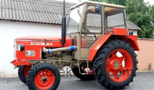 Zetor 4718 anmeldelser og tekniske specifikationer